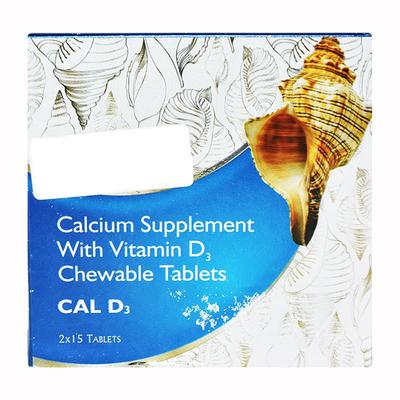 CAL D3 Tablet 15's - Supplements-Cal