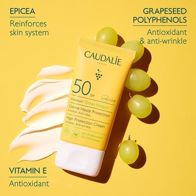 Caudalie Vinosun High Protection Cream SPF50 50 ml - Face Sunscreen
