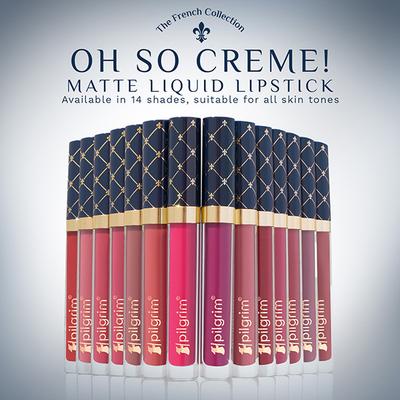 Pilgrim The French Collection Oh So Creme Liquid Lipstick - Nude Elegance 3.5 ml - Liquid Lipsticks