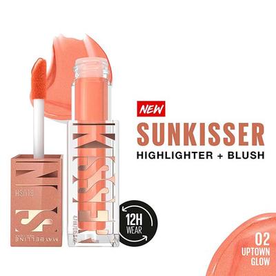 Maybelline New York Sunkisser Highlighter + Blush, Uptown Glow 1's - Blushes