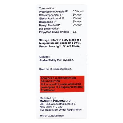 Otocin C Ear Drops 5ml - Ear Conditions-EAA