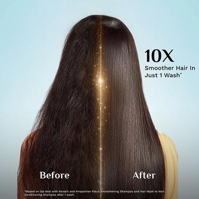 Pilgrim Patua Smoothening Shampoo for Dry & Frizzy Hair 400 ml - Shampoos