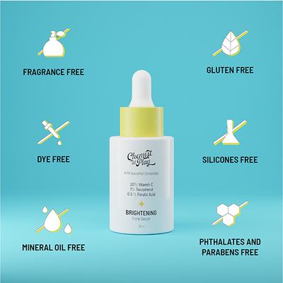Chemist At Play Brightening Face Serum 30 ml - Face Serum