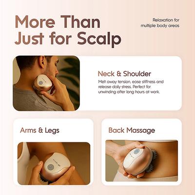 Ikonic Me ZEN Electric Scalp Massager-Pearl White Rosegold 1's - Massagers