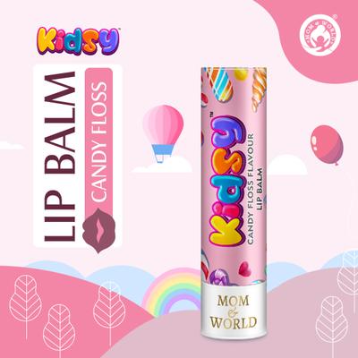 Mom & World Lip Balm - Candy Floss 4 gm - Lip Balms