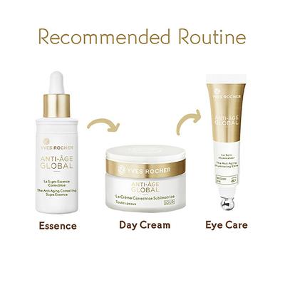 Yves Rocher Anti Age Global Anti Ageing Beautifying Cream Day All Skin Types 50 ml - Women Perfumes (Edt/Edp)