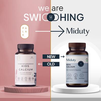 Miduty Kids Calcium Chewable Tablet 60's - Calcium And Minerals