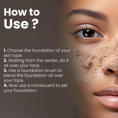 OxyGlow Herbals Foundation - Water Based Oil Free Formula 30 gm - Foundation