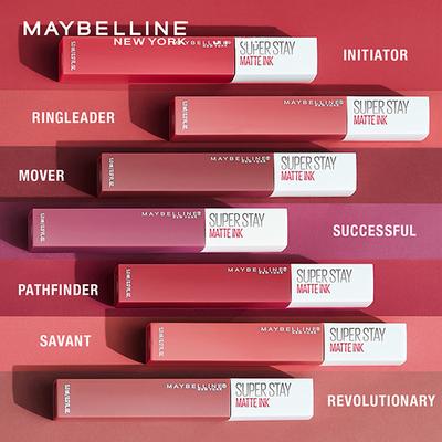 Maybelline New York Super Stay Matte Ink Liquid Lipstick x Pinks Edition, 180 Revolutionary 5 ml - Lipsticks
