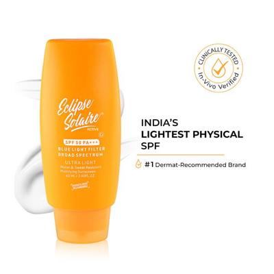 Eclipse Solaire Active Sunscreen SPF 50 PA+++ 60 ml - Face Sunscreen