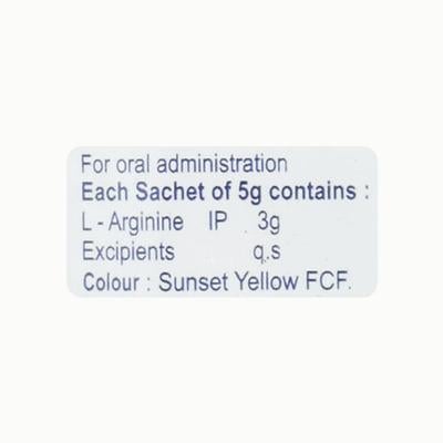 Argin Orange Flavour Sugar Free Sachet 5gm - Supplements-Ent