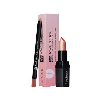 Star Struck by Sunny Leone Champagne Sparkle Lip Kit Lipstick and Lip Liner 2's - Lip Glosses