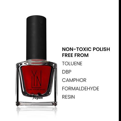 LYN Red Dy To Wed Nail Polish 8 ml (N) - Nail Polish