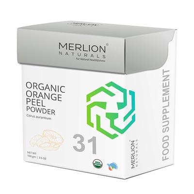Merlion Naturals Organic Orange Peel Powder 100 gm - Face Packs