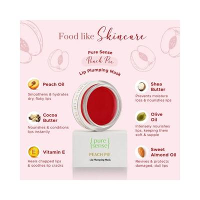 PureSense Peach Pie Lip Plumping Balm 5 ml - Lip Balms