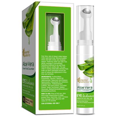 Oriental Botanics Aloe Vera, Green Tea & Cucumber Under Eye Gel Roll On 15 ml - Under Eye Creams & Serums