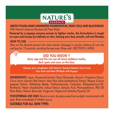 Nature's Essence Face Scrub - Flawless Papaya 65 ml - Face Scrubs