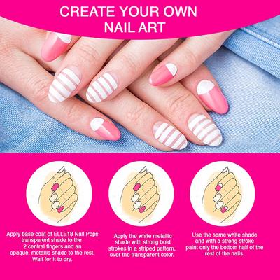 Elle 18 Nail Pops Nail Color, Shade 35 5 ml - Nail Polish