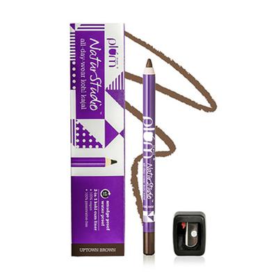 Plum NaturStudio All-Day-Wear Kohl Kajal Gemstone Green with FREE SHARPENER 1 gm - Kajal & Kohls