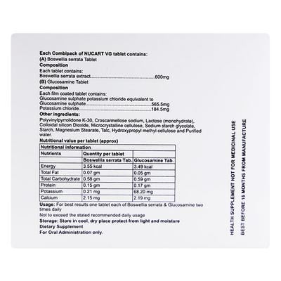 NUCART VG Combipack 20's - Supplements-Sup