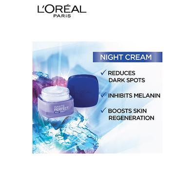 L'Oreal Paris White Perfect Night Cream 50 Gm - Night Cream