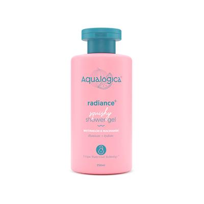 Aqualogica Radiance + Squishy Shower Gel With Watermelon & Niacinamide 250 ml - Shower Gels & Body Wash