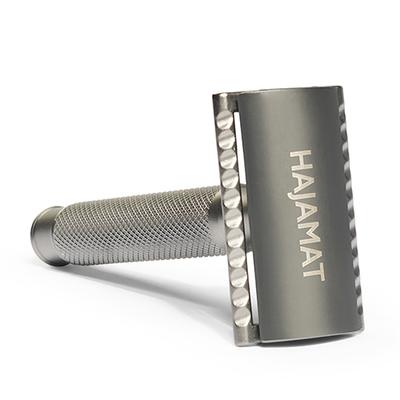 Hajamat Scythe Safety Razor, Ultra High Grade Stainless Steel 304, Gunmetal Finish 1's - Razors & Cartridges