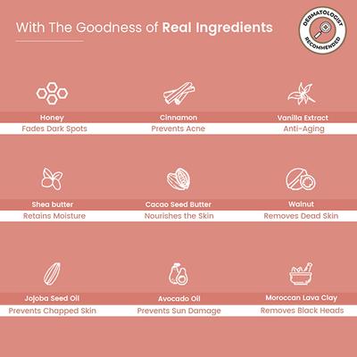BrownSkin Beauty Bakery Night Cream and Face Scrub Combo 2's - Facial Kits