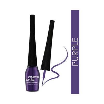 One On One Waterproof Eyeliner - Purple 5 ml - Eyeliners