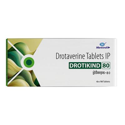 Drotikind 80mg Tablet 10'S - Muscle Spasm-Ant