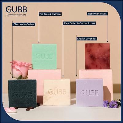GUBB Fresh Bloom Handmade Bathing Soap With Rose & Petals 100 gm - Soaps