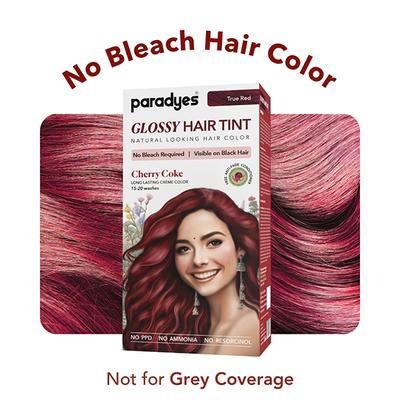 Paradyes Semi-Permanent Cherry Coke Glossy Hair Tint, Enriched with Herbal Extracts, 6.6 True Red 160 gm - Crème
