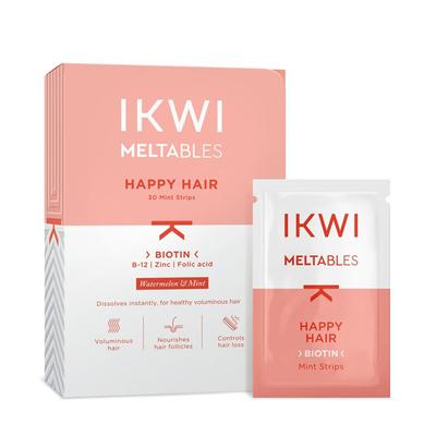 IKWI Happy Hair Meltables With Biotin, Zinc & Vitamin B12 1's - Hair & Skin