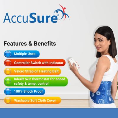 AccuSure Orthopaedic Fast Heating Belt - Blue (XL) 1's - Hot Pack/Ice Bag