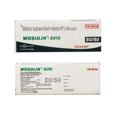Wosulin 50/50 Pen(Dispo) 1X3ml - Diabetes-Ins