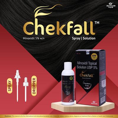 Chekfall 5% Solution 60ml - Hair Loss-Oth