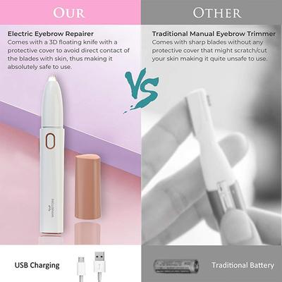 Winston Rechargeable Battery Operated Eyebrow Trimmer Waterproof Head 1's - Face & Eyebrow Razors