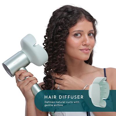 Winston Airizona Hair Dryer with Plasma Technology, 110,000 RPM BLDC Motor, LCD Display, 6 Modes, 3 Attachment 2600 gm - Hair Dryers