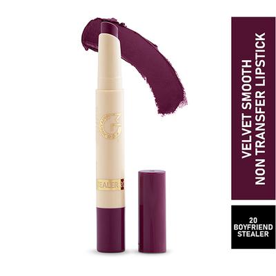 Matt Look Velvet Smooth Non - Transfer, Long Lasting and Water Proof Lipstick, 20 Boyfriend Stealer 2gm - Lipsticks