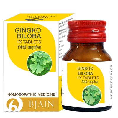 Bjain Gingko Biloba 1X Tablets 25 gm - Personal Care(Homeopathy)