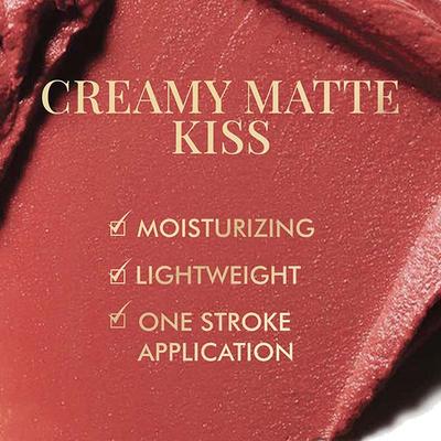mCaffeine Shades Creamy Matte Kiss Bullet Lipstick - Moisturizing, Lightweight - Pink Champagne 3.5 gm - Lipsticks