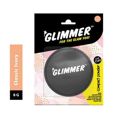 GLIMMER COMPACT CLASSIC IVORY 8 gm - Compact Powder