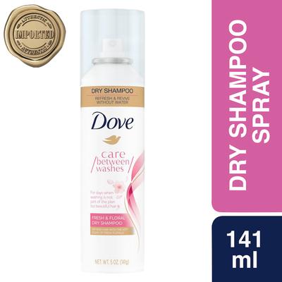 Dove Fresh & Floral Dry Shampoo Spray for Oily Scalp 141 ml - Dry Shampoos & Conditioners