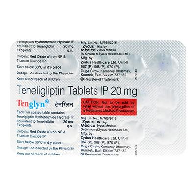 Tenglyn 20mg Tablet 15'S - Diabetes-Ant