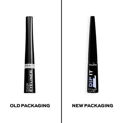Makeup Revolution Dip Eyeliner Black 5 ml - Eyeliners