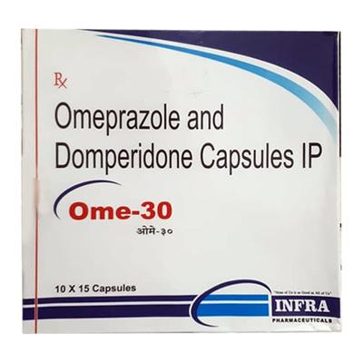 OME 30 Capsule 15's - Ulcer/Reflux/Flatulence-Aaa