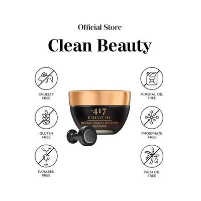 Minus 417 Radiant See Instant Miracle Recovery Mud Mask 50 ml - Masks & Peels