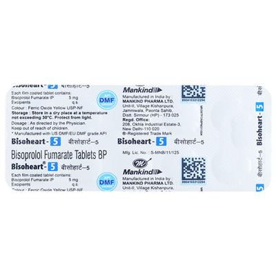 Bisoheart 5mg Tablet 10'S - Hypertension-Bet