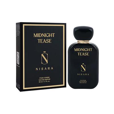 Nisara Midnight Tease Perfume Long Lasting Fragrance Floral Woody Musky Eau De Parfum For Women 50 ml - Women Perfumes (Edt/Edp)