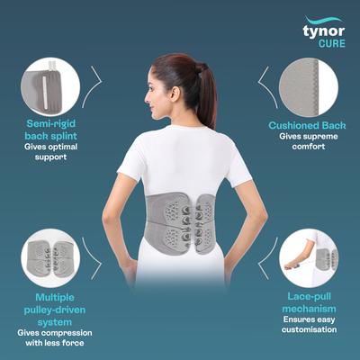 Tynor Lacepull L.S Belt (L-XL) (A 30) - Back/Abdomen Supports